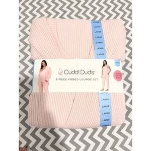 Cuddl Duds Women's 3-Piece Lounge Set – Cardigan, Joggers & Tank Top